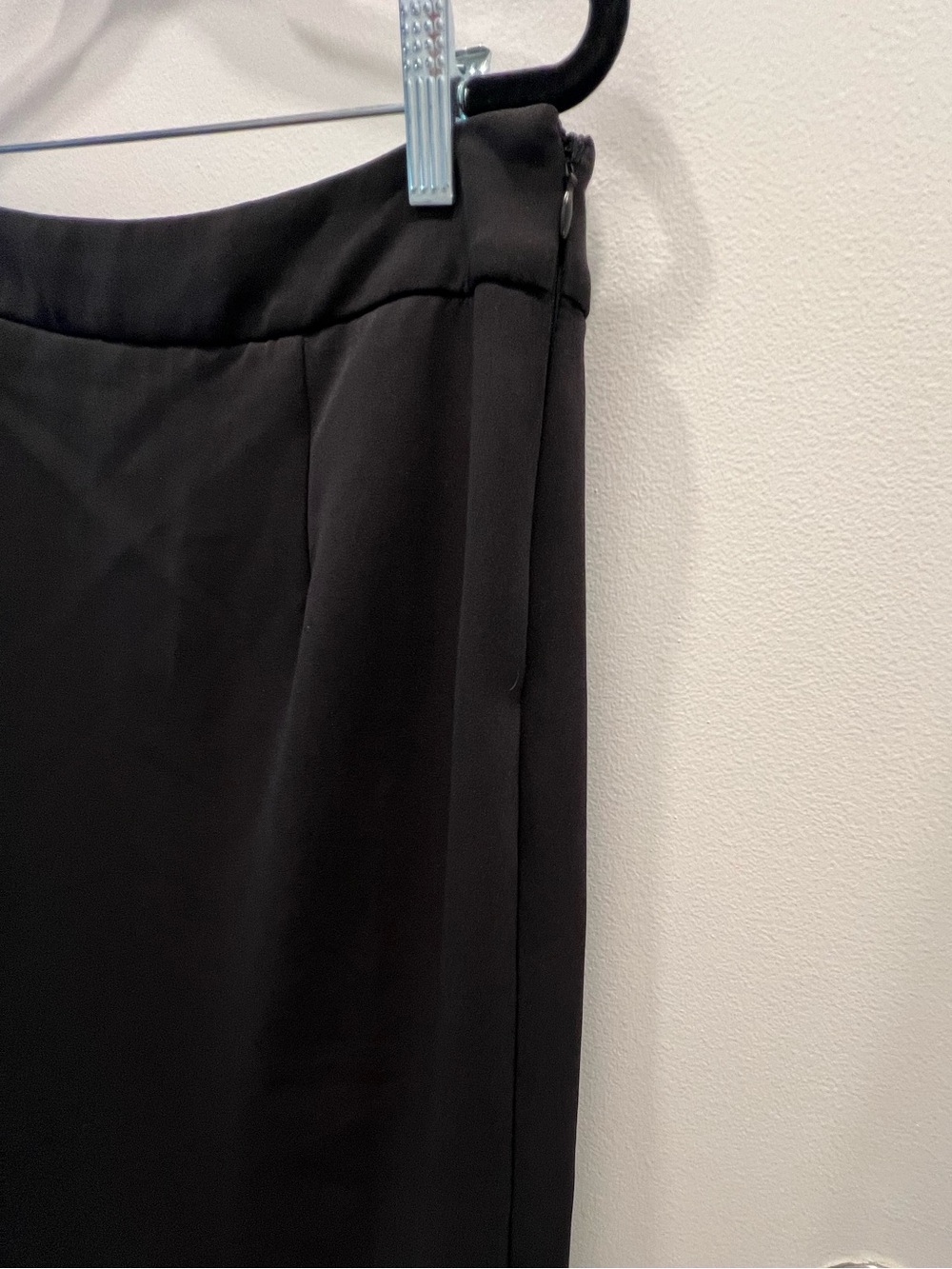 Commence Two Tone Pleated Long Black White Layered Skirt Size XL - Picture 9 of 10